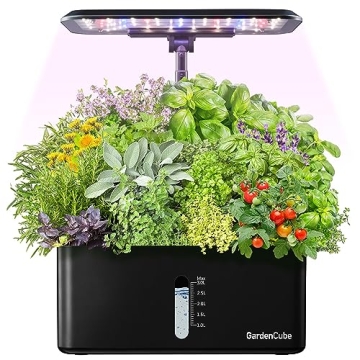Indoor Hydroponic Garden with LED Grow Lights