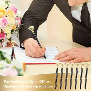 Yahenda Diamond Pens Set of 50 Elegant Gifts for Women