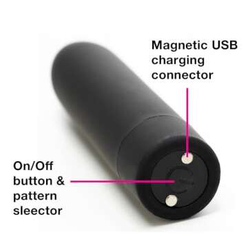 Bedroom Kandi Pocket Kandi 2.0 [Black] Intimate Vibrator for Couples and Solo Pleasure