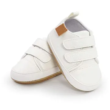 BABSMULY Infant Non-Slip High-Top Sneakers for First Walkers