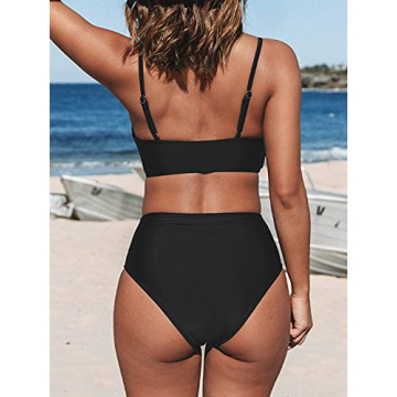 Stylish CUPSHE High-Waisted Bikini Set for Women