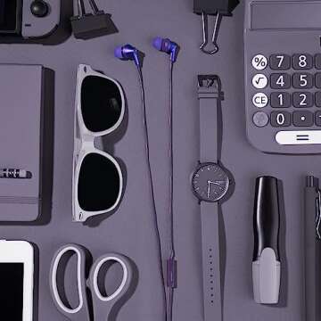 Panasonic ErgoFit Wired Earbuds, In-Ear Headphones with Microphone and Call Controller, Ergonomic Custom-Fit Earpieces (S/M/L), 3.5mm Jack for Phones and Laptops - RP-TCM125-VA (Metallic Purple)