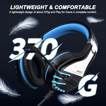 NPET HS10 Gaming Headset with LED Lights and Mic