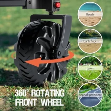 Heavy Duty Folding Utility Wagon for Beach and Outdoor