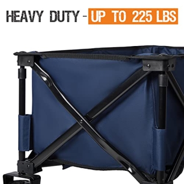 Heavy Duty Folding Utility Wagon for Beach and Outdoor