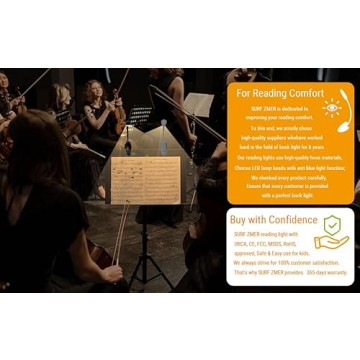 Rechargeable Book Light - 3 Color Modes Eye Care Solution