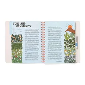 ban.do Wellness Food Journal - Spiral Planner for Mindful Eating