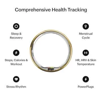 ULTRAHUMAN Ring AIR - Sleep & Fitness Tracker, FSA-Approved Wearable, Smart Ring for Women & Men, No App Fee for Standard Features (Size 9)