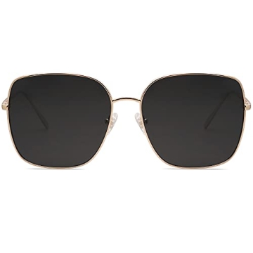 SOJOS Oversized Square Sunglasses UV Protection Retro Style