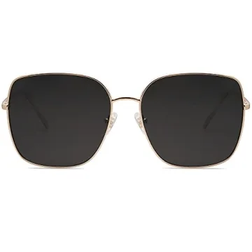 SOJOS Oversized Square Sunglasses UV Protection Retro Style