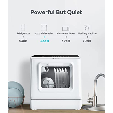 Ecozy Portable Dishwasher with 5L Water Tank