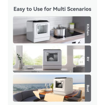 Ecozy Portable Dishwasher with 5L Water Tank