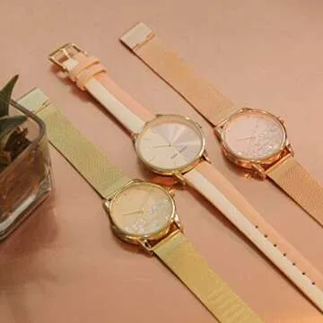 Shop Nine West Women's Elegant Floral Bracelet Watch