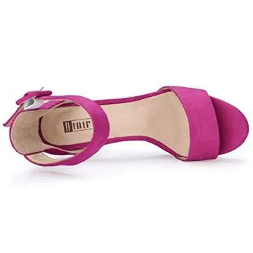 IDIFU 5 Inch Platform Heels for Women Stylish Chunky Sandals