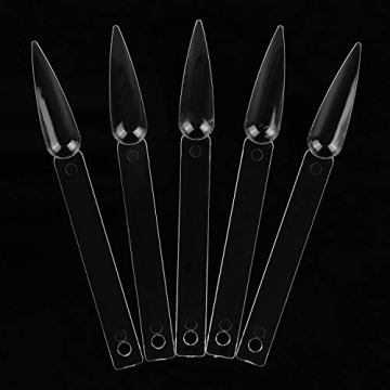 160 Pieces Nail Swatch Sticks for Perfect Color Display