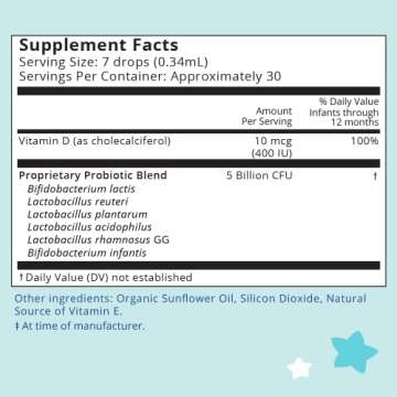 Lovebug Award Winning USDA Organic Probiotic for Infants & Babies 0-12 Months | Helps w/Colic, Reflu...