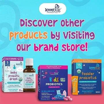 Lovebug USDA Organic Probiotic for Babies - 0-12 Months