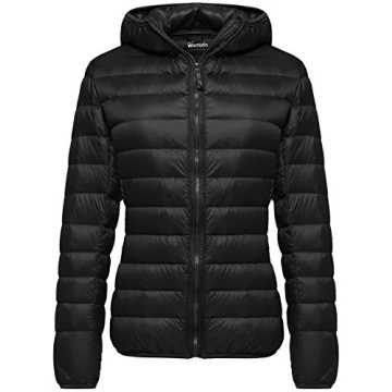 Wantdo Women's Ultra Light Down Jacket - Warm, Packable & Stylish