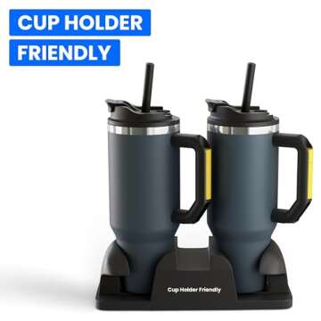 Frost Buddy Thicc Buddy - 40 oz Stainless Steel Vacuum Insulated Tumbler with Lid and Straw for Water - Travel Mug Cupholder Friendly - Gifts for Women Men Him Her (Black Leopard)