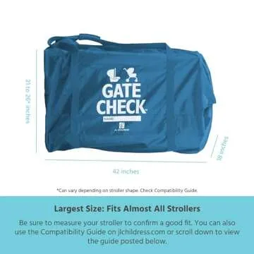 Family-Friendly Stroller Gate Check Bag for Air Travel