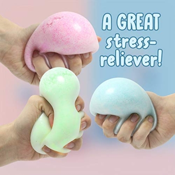Stress Relief Glitter Stress Balls - Fidget Toy for All Ages