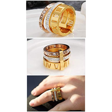 Elegant Jaline Roman Numeral Ring for Women - Durable & Stylish