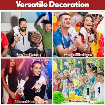 Relaxweex 2 Pack Loud Cow Bells for Events and Celebrations