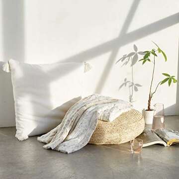 Peri Home Leopard Luxury Faux Fur Throw Blanket - Super Soft Fluffy Bedding Throw Blanket for Bedroom 50" x 60 - Furry Blanket Comfy Warm Cozy Plush Blanket for Bed Sofa Couch - Ivory