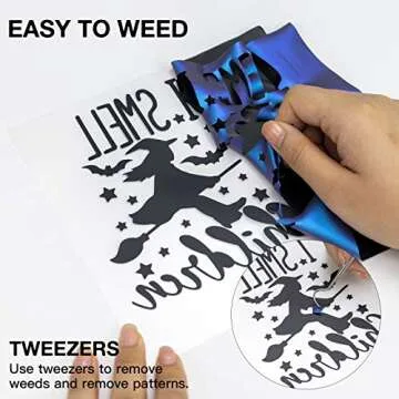 HTVRONT Chameleon HTV Heat Transfer Vinyl Bundle 12 Packs 12"x12" Iron On Vinyl for T-Shirt 11 Assorted Chameleon Gradient Change Color PU HTV Sheet for Cricut, Silhouette Cameo