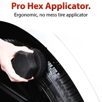 Adam's Pro Tire Hex Grip Applicator for Perfect Shine
