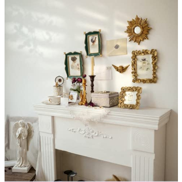 JOSON Vintage Ginkgo Leaf Photo Frame for Decor