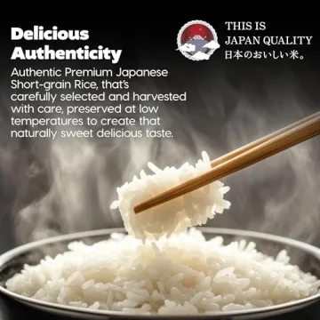 IRIS Instant White Rice Pack - Premium Sushi Rice Ready in 80 Seconds