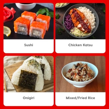 IRIS Instant White Rice Pack - Premium Sushi Rice Ready in 80 Seconds