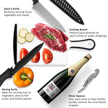 Portable Camping Kitchen Utensil Set for Outdoor Cooking