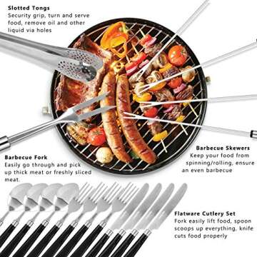 Portable Camping Kitchen Utensil Set for Outdoor Cooking