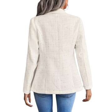 Trendy Beige Blazer Jacket for Women - Versatile Style