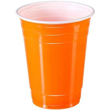 Goodtimes 50 Count 16-Ounce Plastic Cups for Parties