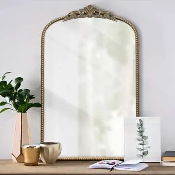 Elegant Vintage Arched Mirror for Timeless Spaces