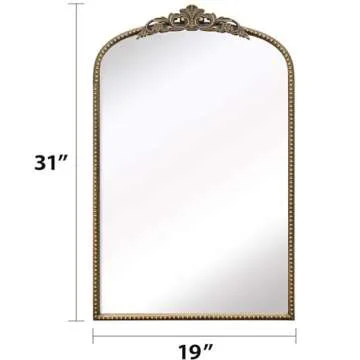 Elegant Vintage Arched Mirror for Timeless Spaces