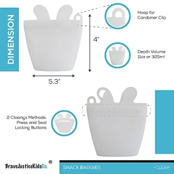 Snack Baggie™ Silicone Food Storage for Toddlers