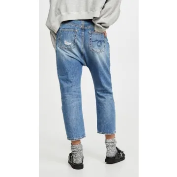 R13 Women's Tailored Drop Denim for Unique Comfort