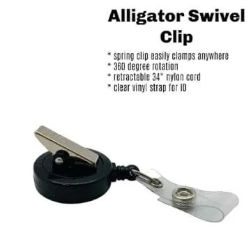 Iced Matcha Badge Reel, Retractable Green Tea Latte ID Holder, Cold Brew Coffee Name Tag Clip (swive...
