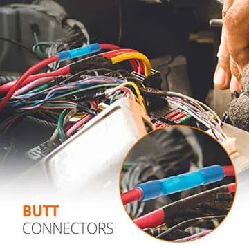Wirefy 150 PCS Heat Shrink Butt Connectors for Reliable Splices