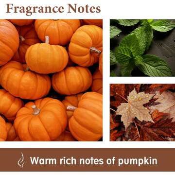 Rustic Fall Decor - Pumpkin & Leaf Candles