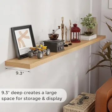Stylish Oak Floating Shelves for Home Storage Solutions