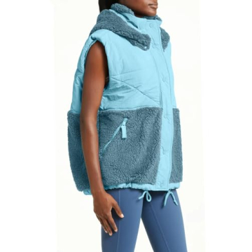 Imily Bela Women's Winter Sherpa Fleece Vest for Chic Comfort