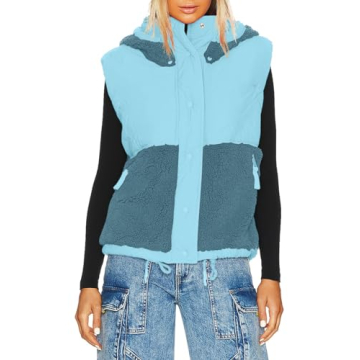 Imily Bela Women's Winter Sherpa Fleece Vest for Chic Comfort