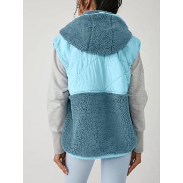 Imily Bela Women's Winter Sherpa Fleece Vest for Chic Comfort