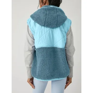 Imily Bela Women's Winter Sherpa Fleece Vest for Chic Comfort