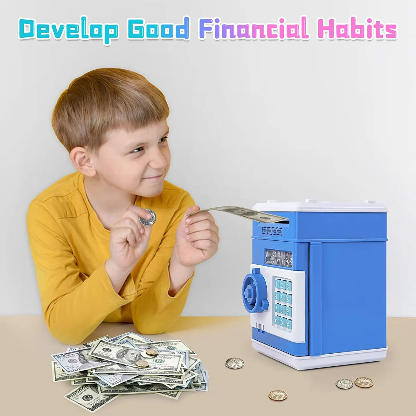 Refasy Electronic Piggy Bank for Kids - Savings Fun!